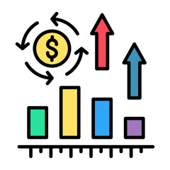 Refresher Training Line Color Icon