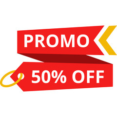 Sale promotion tag banner label