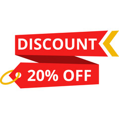 Sale promotion tag banner label