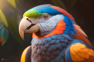 blue and gold macaw
