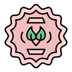 Organic Line Color Icon