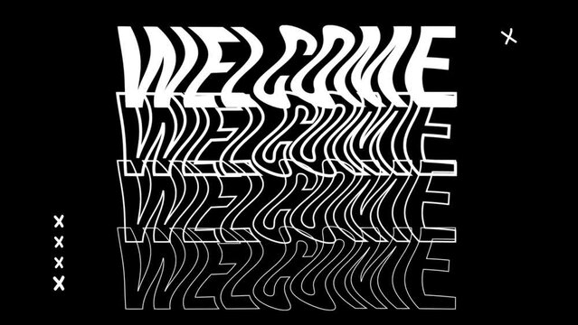 Welcome video footage, intro video template