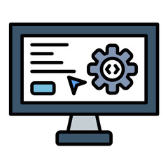 Programming Settings Line Color Icon