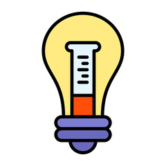 Idea Line Color Icon