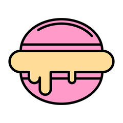 Macaron Line Color Icon