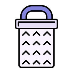 Grater Line Color Icon