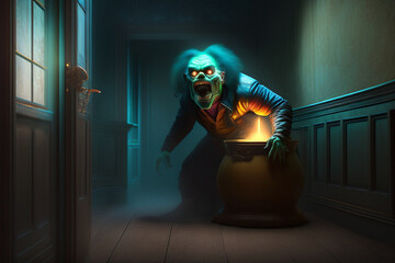 scary halloween ghost