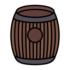 Barrel Line Color Icon