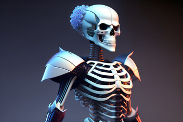 skeleton of a person