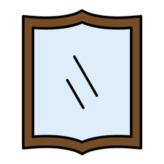 Mirror Line Color Icon