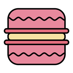 Macaron Line Color Icon