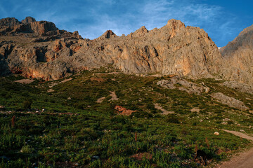 Obraz premium Rocks peak scenery view photography