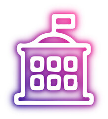 Set of business neon