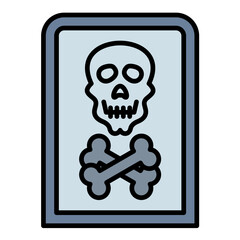 Death Line Color Icon