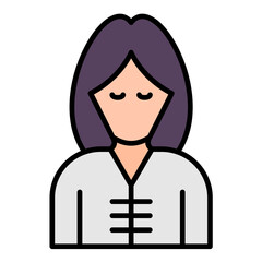 Grief Line Color Icon