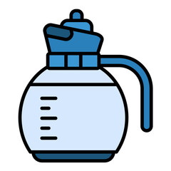 Coffee Jar Line Color Icon