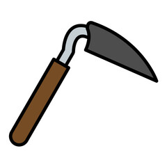 Hoe Line Color Icon