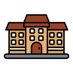 Campus Line Color Icon