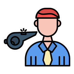 Referee Line Color Icon