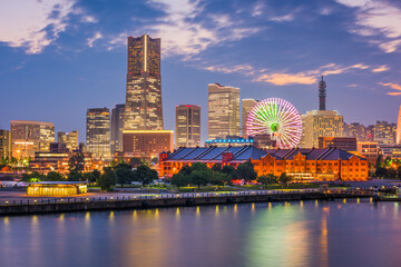 Yokohama, Japan City Skyline from the Bay