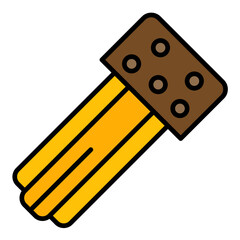 Churros Line Color Icon