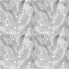 monochrome background with square and circle pattern vector design, technology theme, dimensional dotted flow in perspective, big data, nanotechnology.