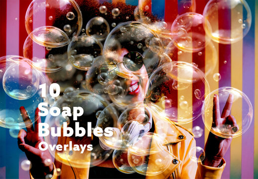 10 Soap Bubbles Overlays