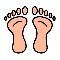 Footprint Line Color Icon
