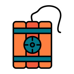 Dynamite Line Color Icon
