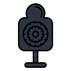 Shooting Line Color Icon
