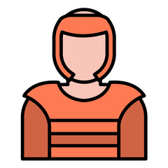 Taekwondo Line Color Icon