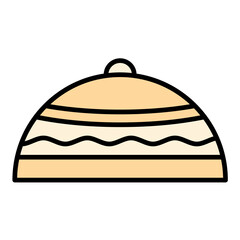 Skullcap Line Color Icon