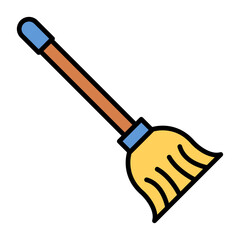 Mop Line Color Icon