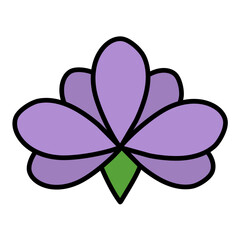 Lotus Line Color Icon