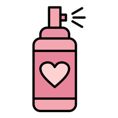 Perfume Line Color Icon