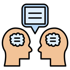 Discussion Line Color Icon