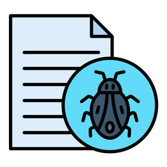 Infected File Line Color Icon