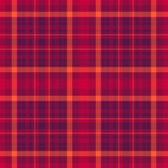 Plaid check tartan of textile texture pattern with a background fabric vector seamless.