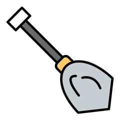 Shovel Line Color Icon