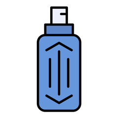Deodorant Line Color Icon