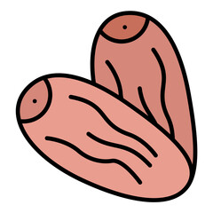 Dates Line Color Icon