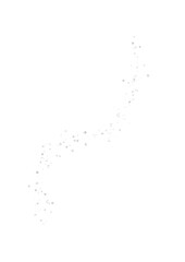 Obraz premium Decorative Glitter Sparkle Dust Frame Border