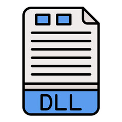DLL Line Color Icon