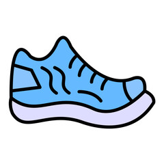 Shoe Line Color Icon