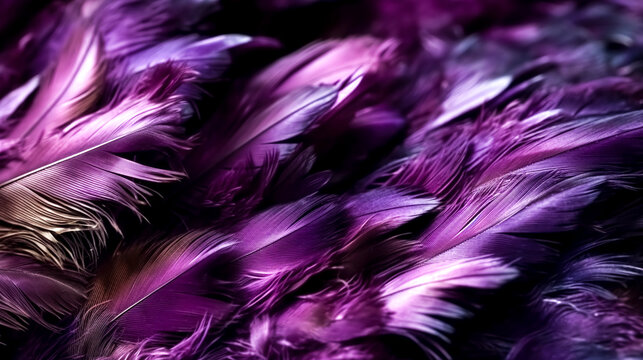 Feathers Stock Photo - Download Image Now - Feather, Purple, Craft - iStock