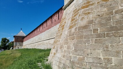 Obraz premium old fortress in the town