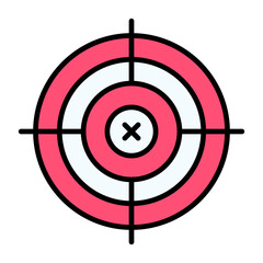 On Target Line Color Icon