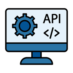 Web API Line Color Icon