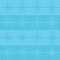 Blue snowflake on grey seamless pattern stock vector illustration for web, for print, for wallpaper