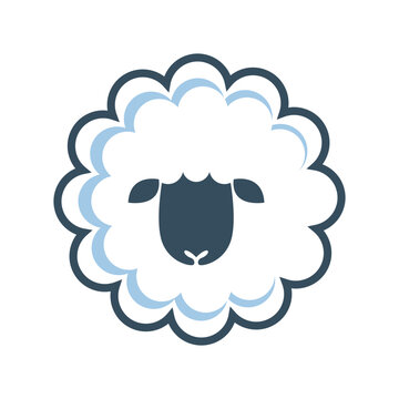 Sheep logo icon design